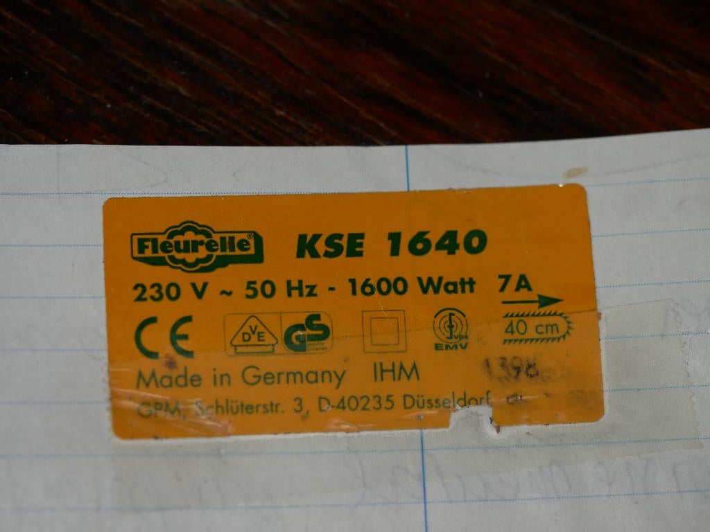 tronconneuse élèctrique, Jardin & Terrasse, Outils à main, Enlèvement, Utilisé, Fleurelle