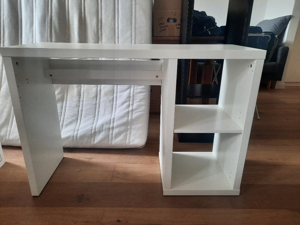 Bureau kallax ikea - blanc / Kallax desk - white, Maison & Meubles, 39 cm, Bureau d'ordinateur, 77 cm, Comme neuf