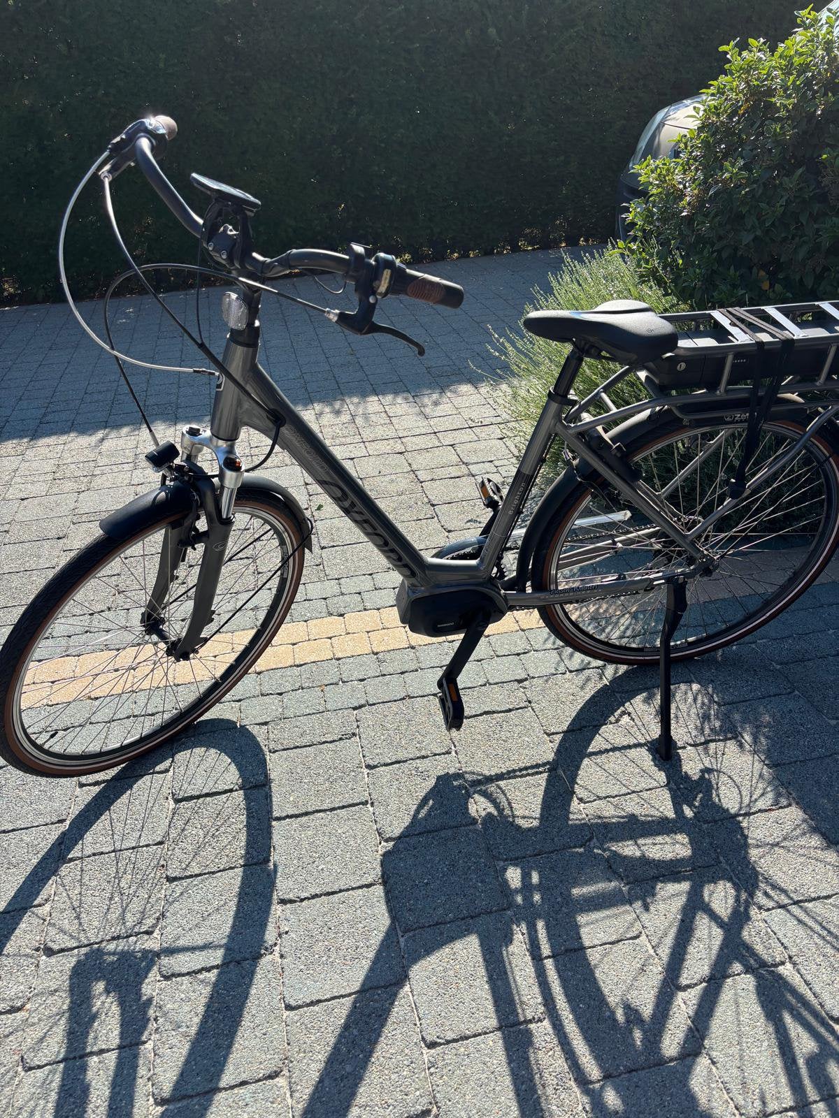 Dames Elektrische fiets oxford, Fietsen en Brommers, Ophalen, Gebruikt, 50 km per accu of meer, Overige merken