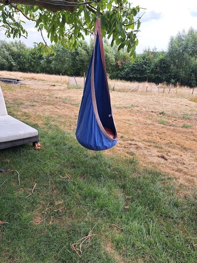 nid suspendu - hamac, Jardin & Terrasse, Hamacs, Enlèvement ou Envoi, Pliable, Une personne, Utilisé