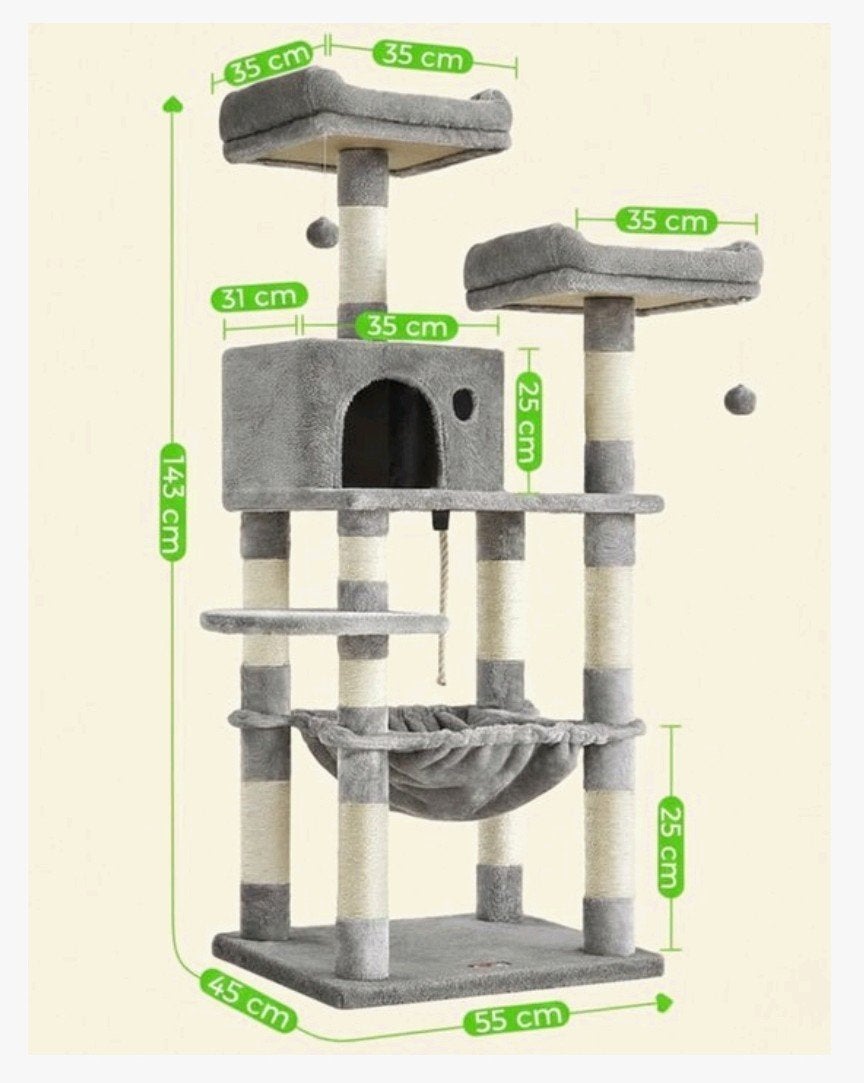 Nouveau dans sa boîte.

arbre à chat gris Bobbel Home 143 cm, Enlèvement ou Envoi
