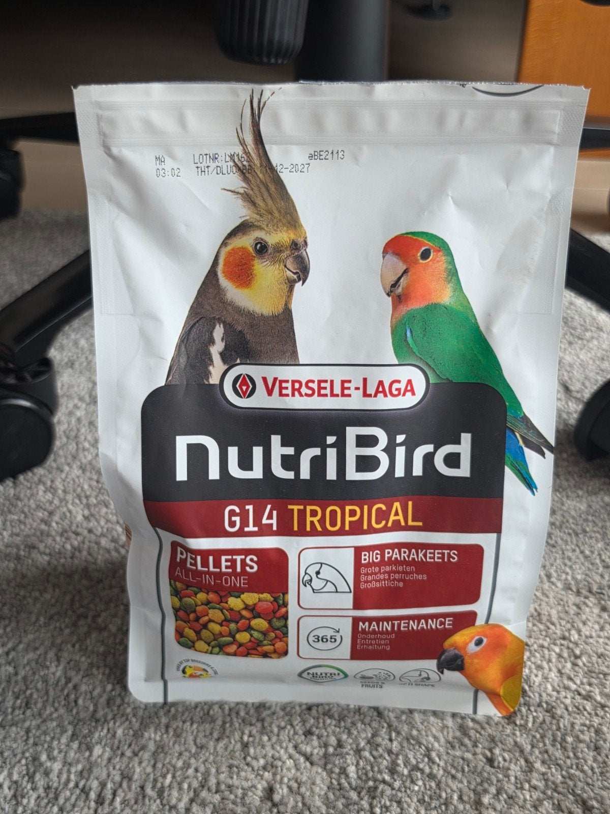 NurtiBird G14 Tropical, Animaux & Accessoires, Nourriture pour Animaux, Enlèvement, Oiseau