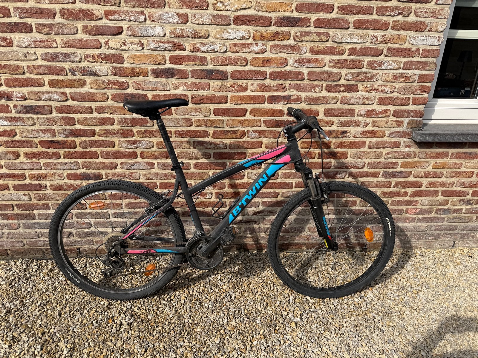 Btwin MTB, Fietsen en Brommers, Gebruikt, 26 inch, Velgrem, Ophalen