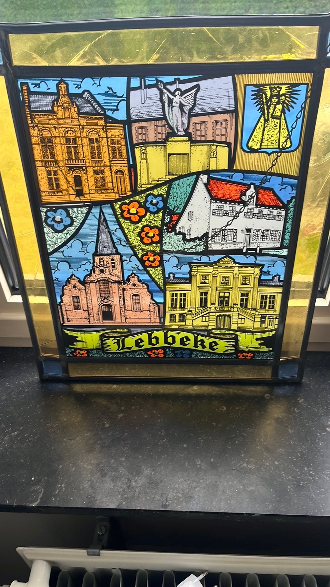 Glasraam gemeente Lebbeke, Ophalen of Verzenden