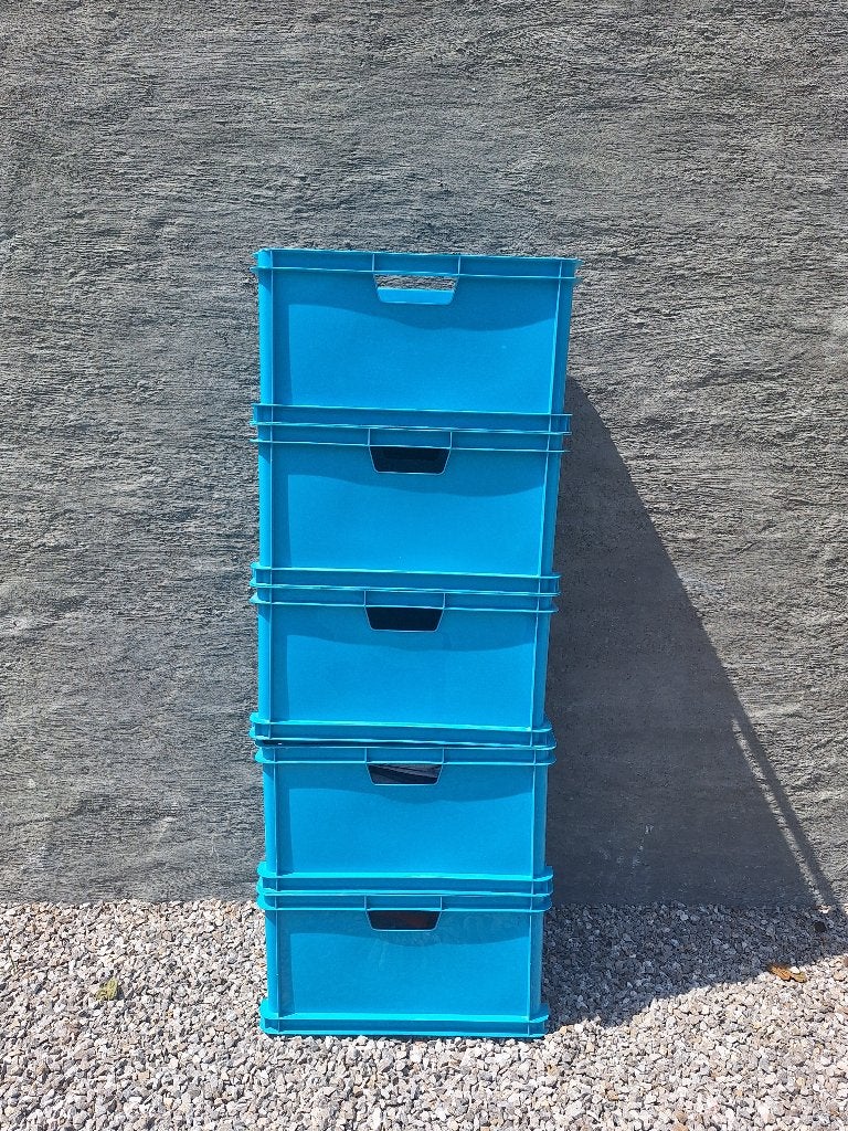 5 opbergbakken curver, Doe-het-zelf en Bouw, Kratten en Dozen, Ophalen, Gebruikt, 40 tot 60 cm, Minder dan 35 cm