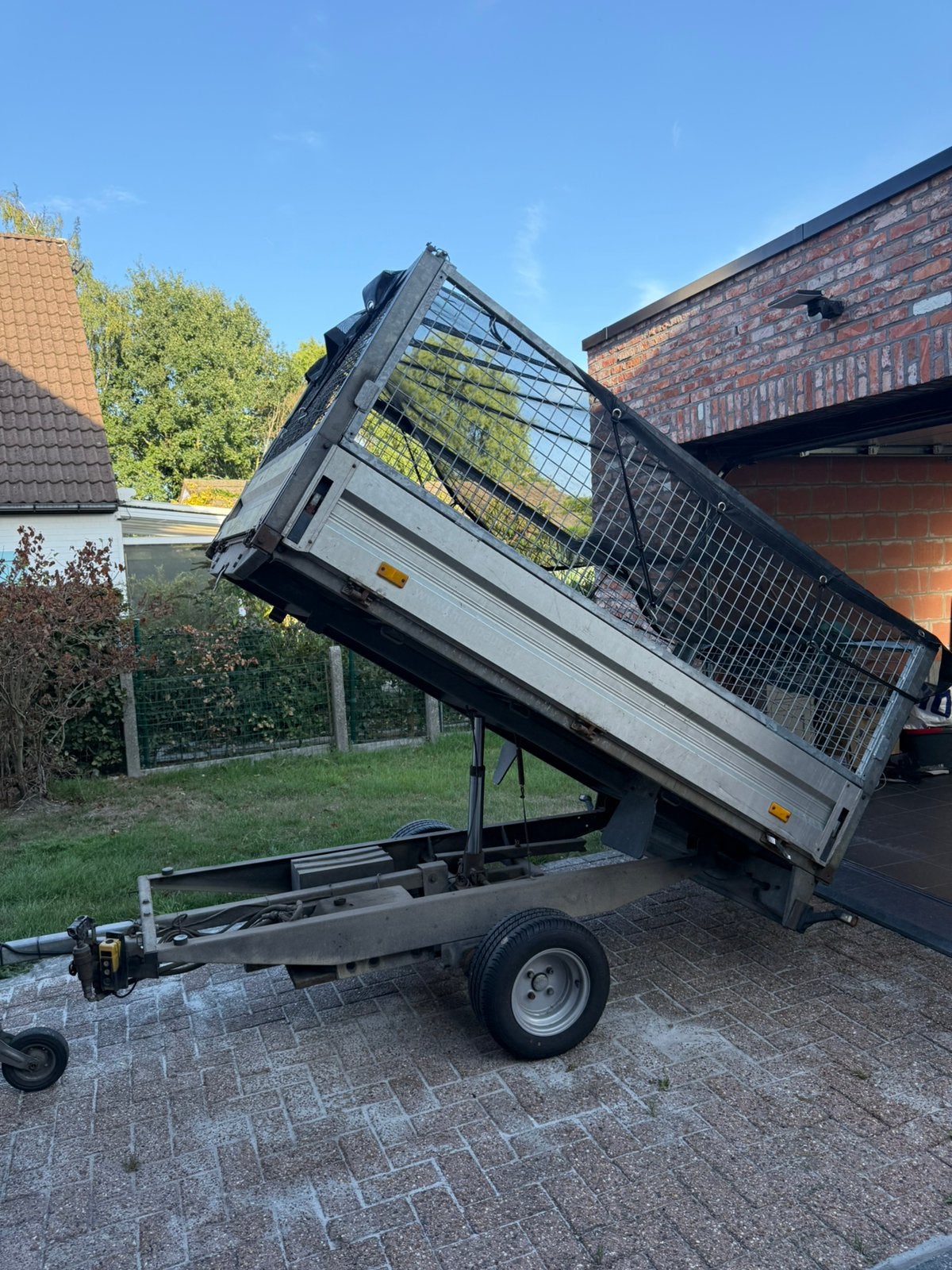Elecktrische kipper 750kg, Auto diversen, Aanhangers en Bagagewagens, Ophalen, Zo goed als nieuw