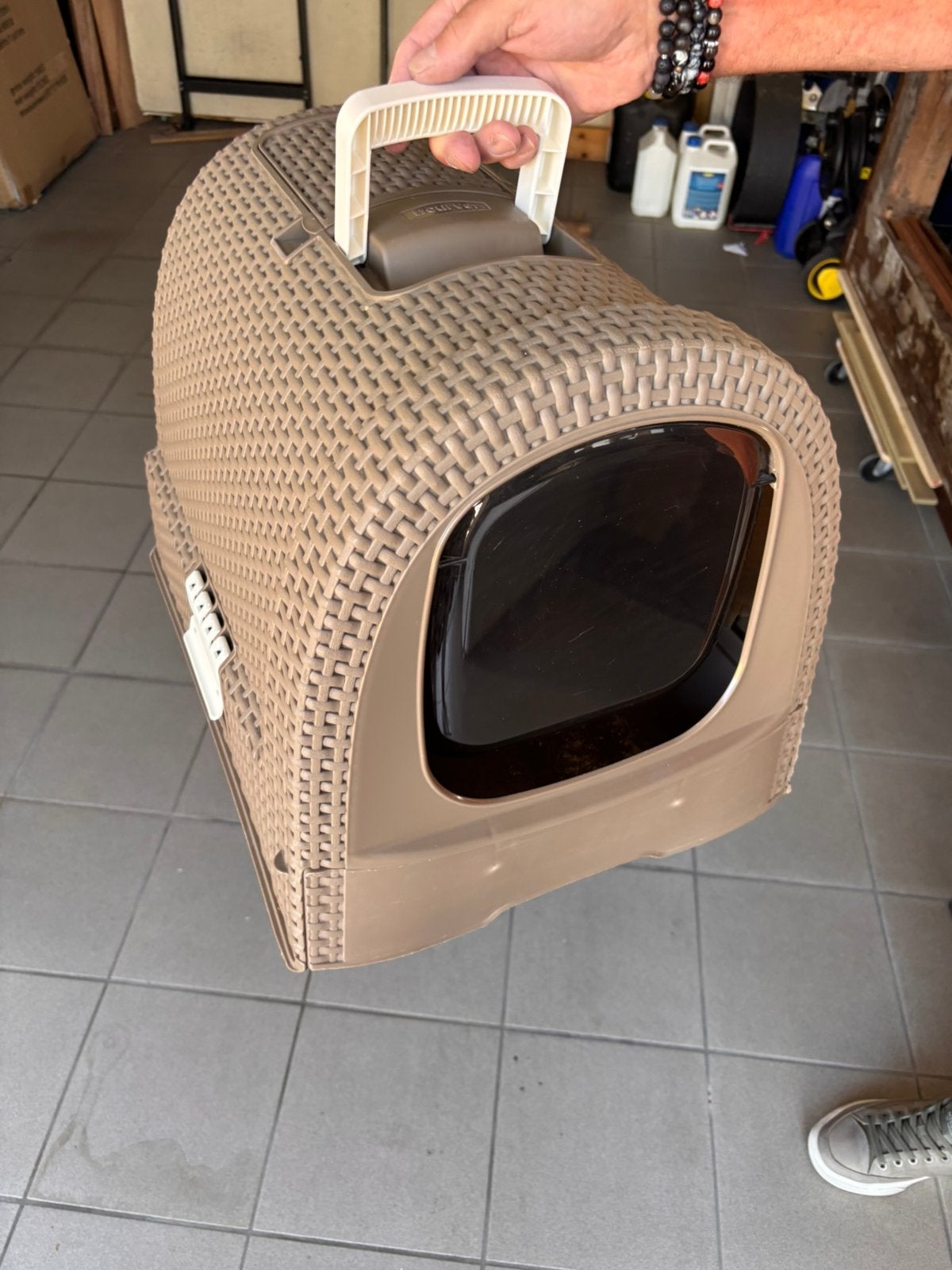 Curver kattenbak, Dieren en Toebehoren, Kattenbakken, Ophalen, Gebruikt