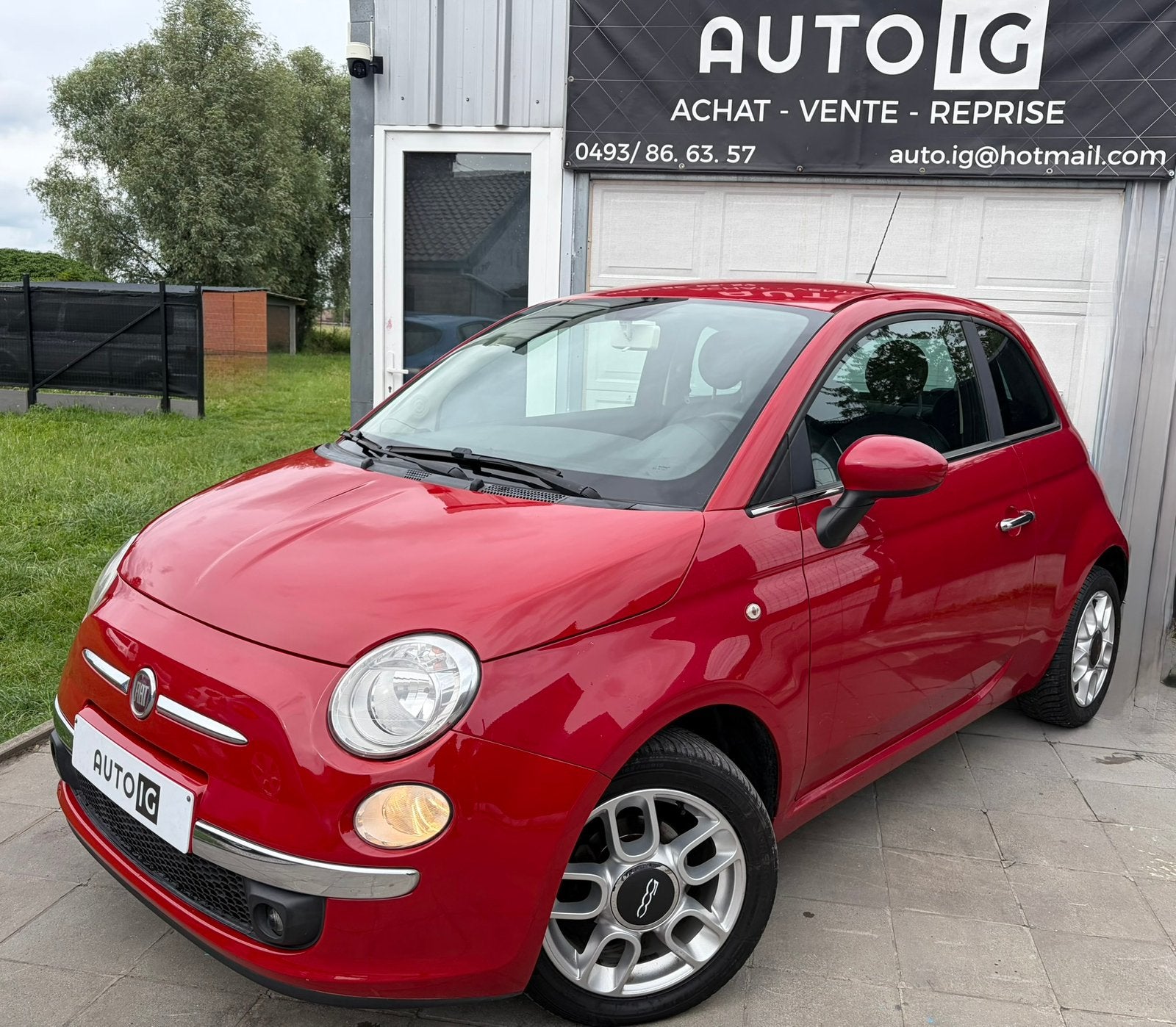 Fiat 500 1.2i Sport*Gps*Cuir*Jantes, Auto's, Fiat, Bedrijf, Te koop, ABS, Airbags, Airconditioning, Alarm, Android Auto, Apple Carplay