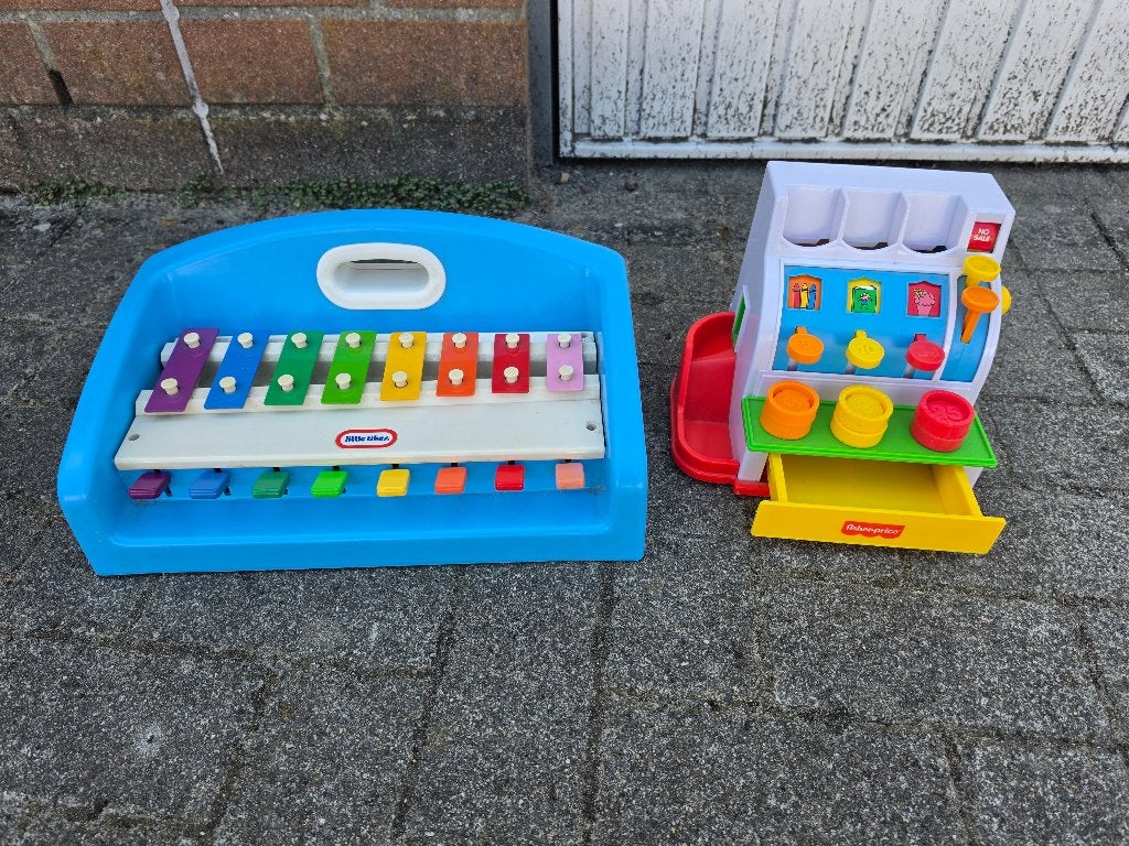 little tikes piano en fisher price kassa, Ophalen, Gebruikt, Jongen of Meisje