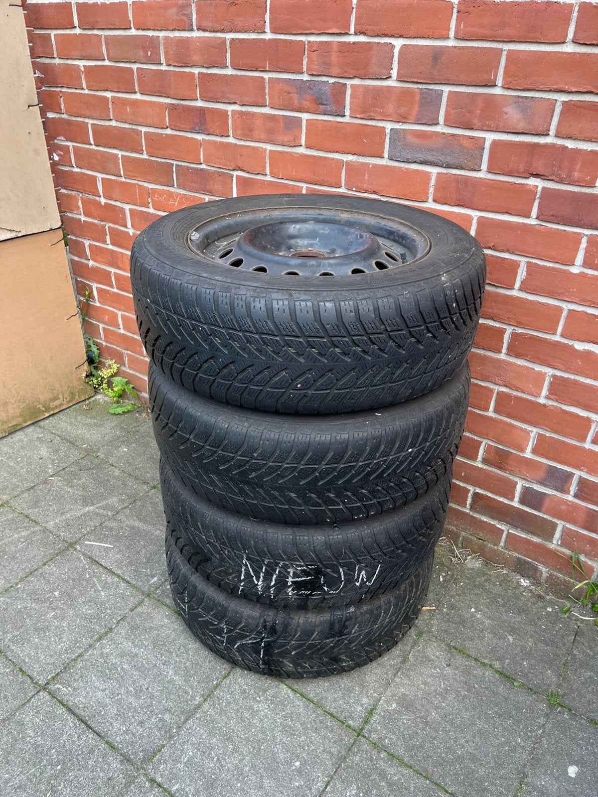 Set winterbanden Goodyear, Enlèvement, Comme neuf