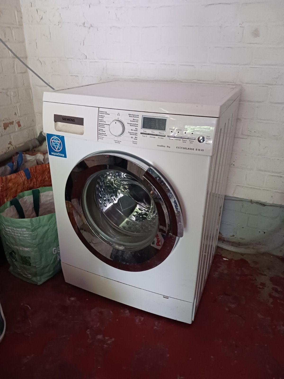 Siemens wasmachine, Ophalen, 6 tot 8 kg, Gebruikt, Energieklasse A of zuiniger