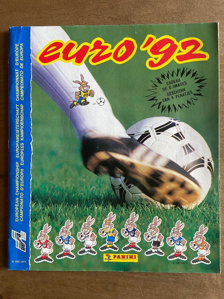 PANINI EURO '92 SUÈDE — SET COMPLET 261 AUTOCOLLANTS + ALBUM, Enlèvement ou Envoi, Comme neuf, Autocollants et Photos