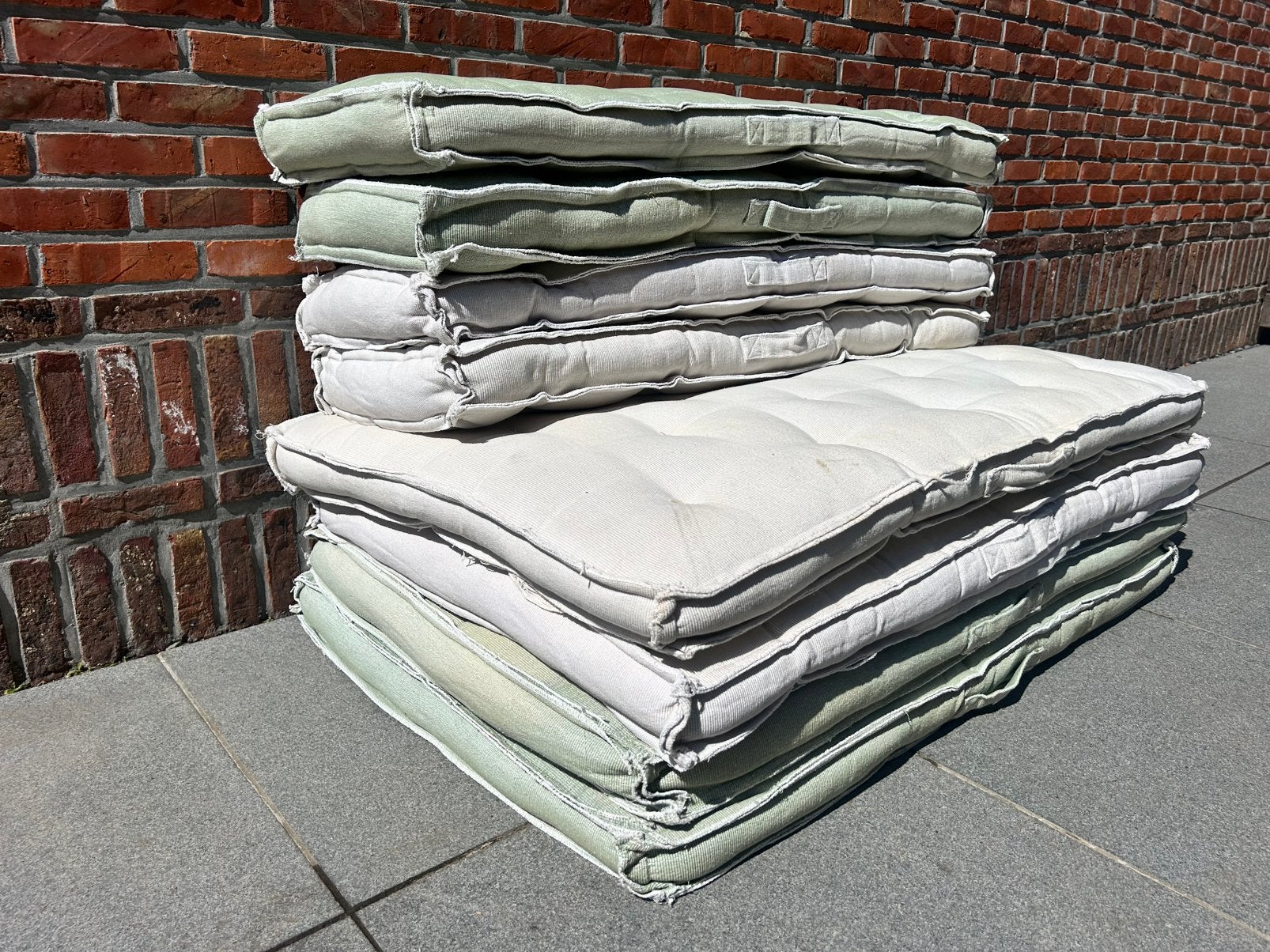 Palletkussens 4 sets te koop, Ophalen, Gebruikt