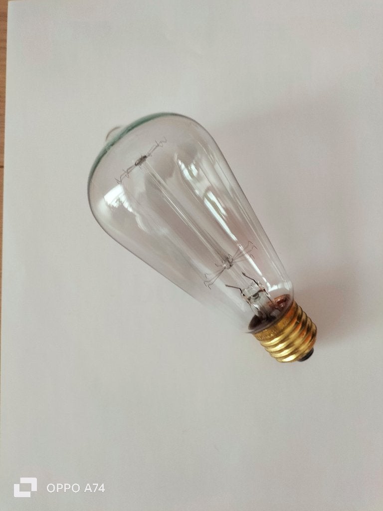 AMPOULE VINTAGE 6,4cm  40 Watts  - DIMMABLE, Autres marques, Ampoule, 30 à 60 watts, Enlèvement ou Envoi