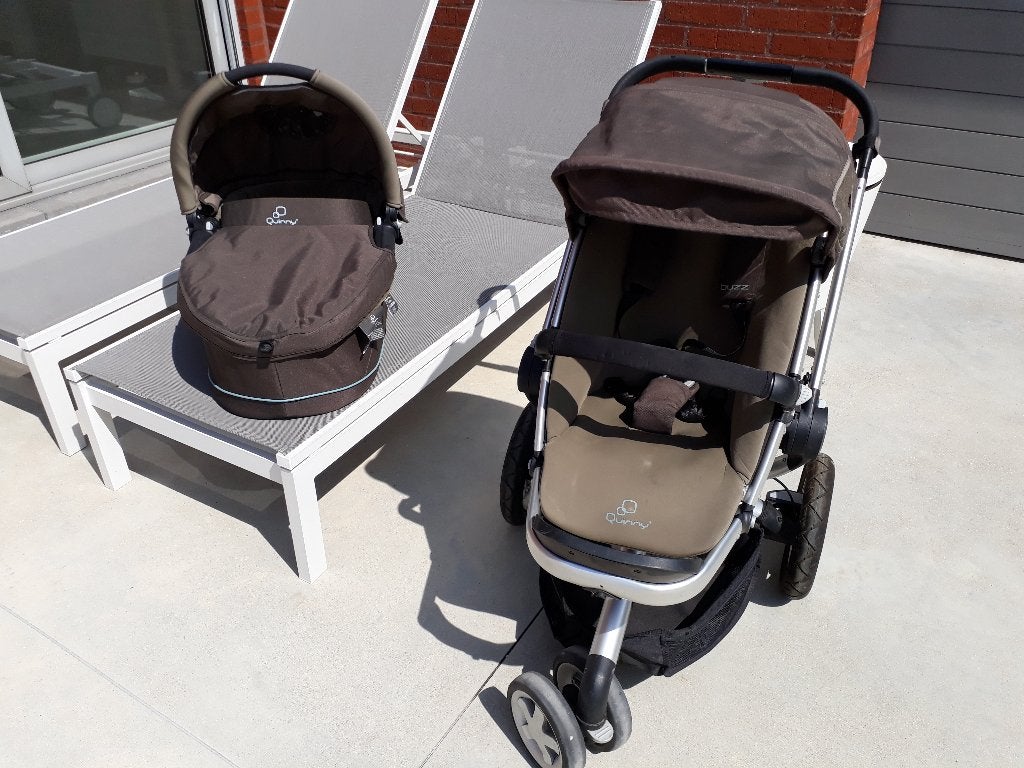 Quinny Buzz met reiswieg Dreami, Quinny, Ophalen, Kinderwagen, Verstelbare duwstang