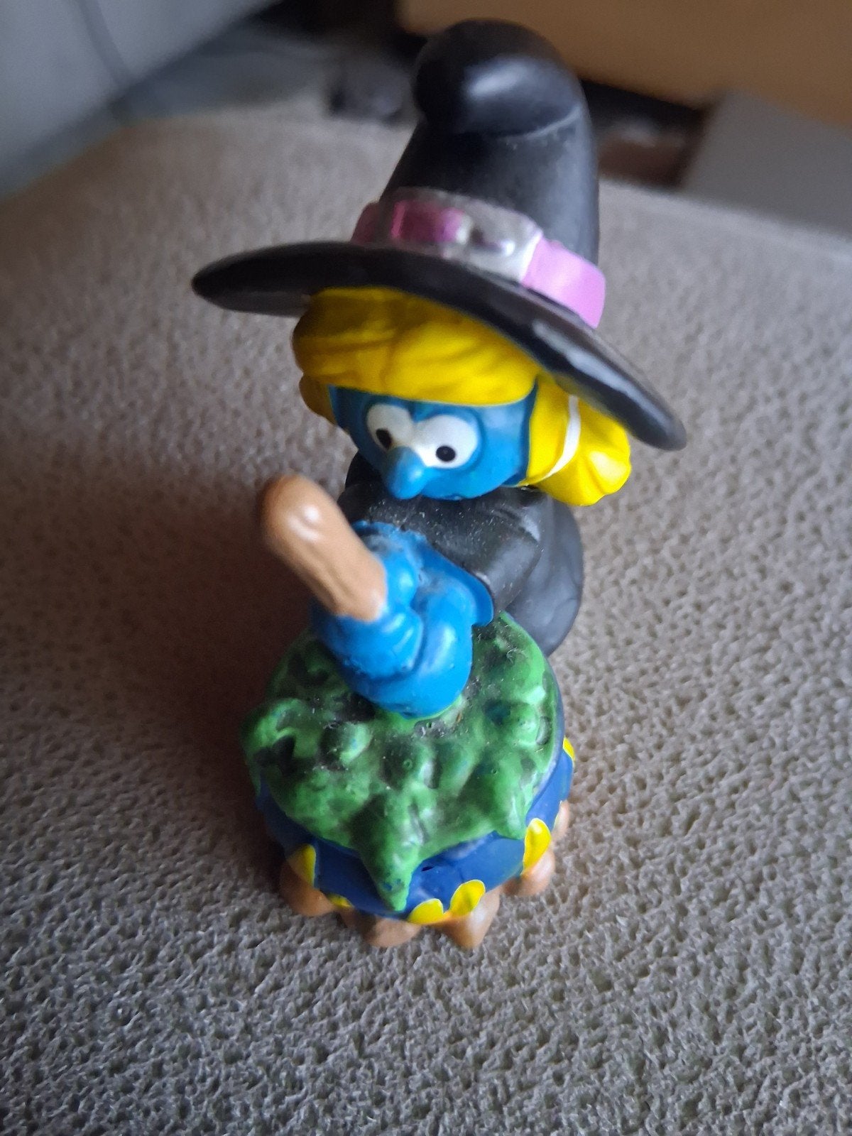 Halloween heks smurfin 2005 Schleich, Verzamelen, Smurfen, Ophalen of Verzenden, Smurfin