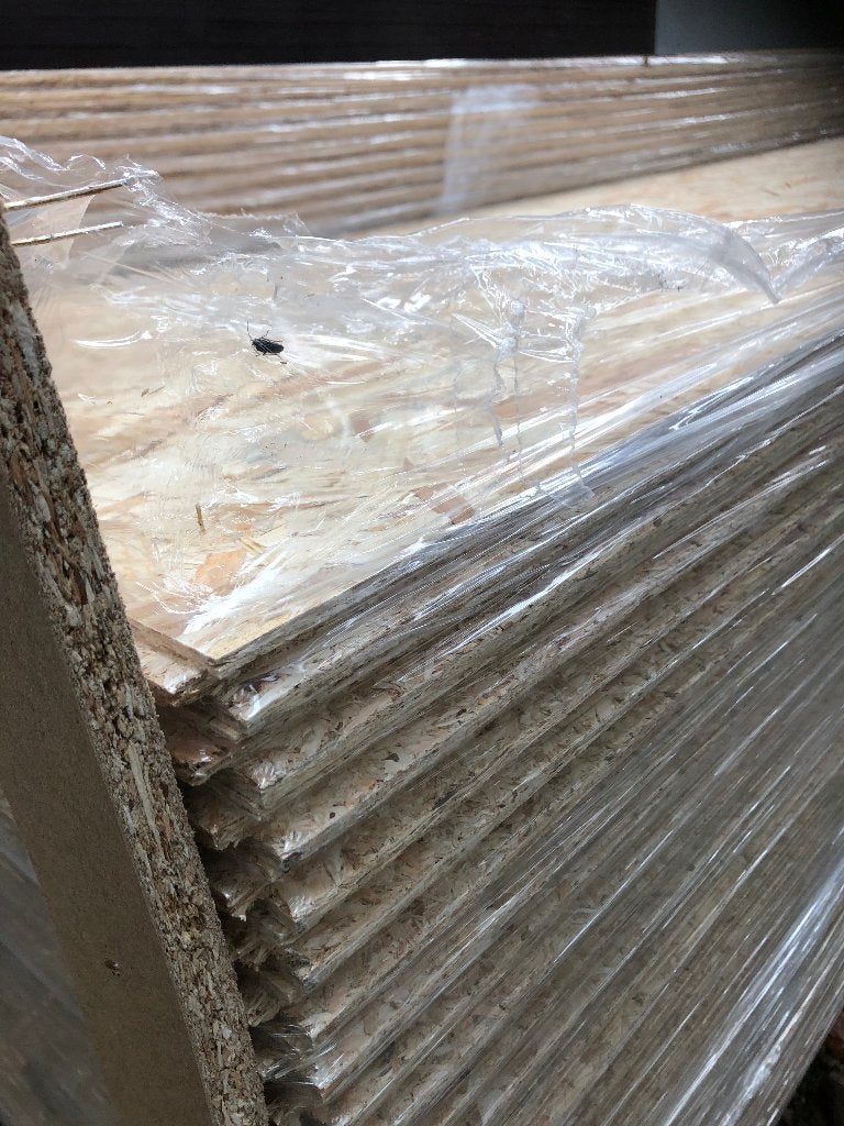 OSB platen, Enlèvement