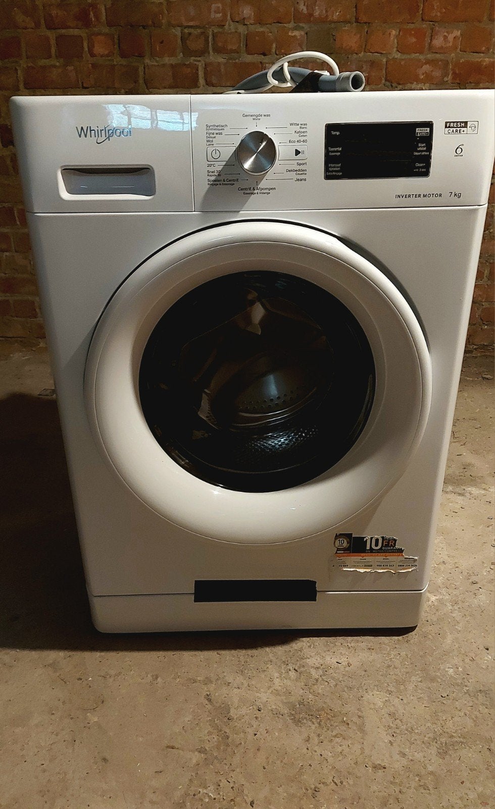 Machine à laver / Lave-linge Whirlpool 7kg, Electroménager, Lave-linge, Enlèvement
