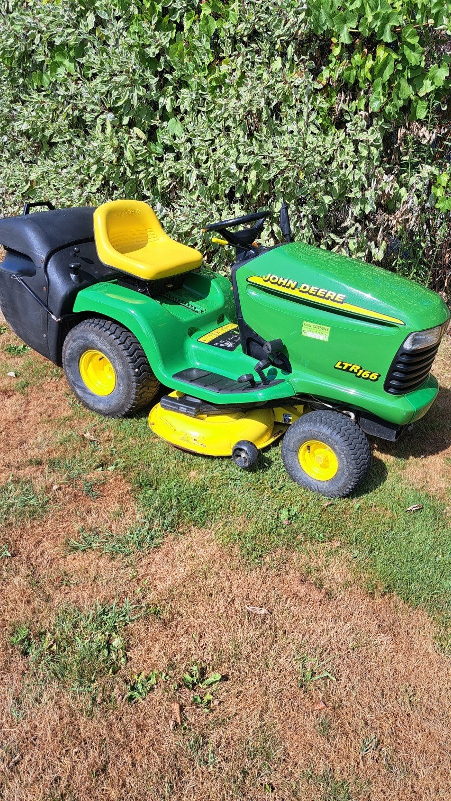tondeuse autoportée John Deere LTR 166, Enlèvement, Comme neuf, John Deere Iseki Kubota Honda Husqvarna tondeuse tractor, Démarrage électrique