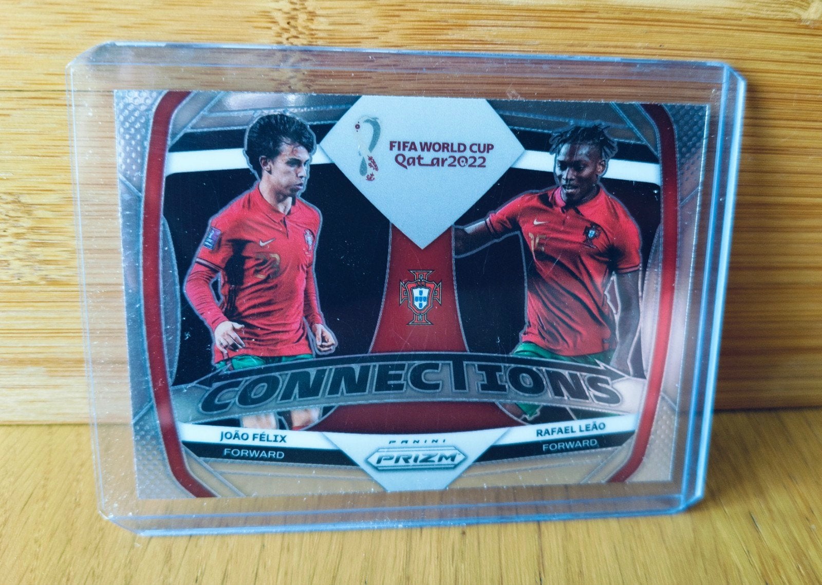 Panini prizm Qatar2022 Connections Joao Felix& Rafael Leao, Enlèvement ou Envoi