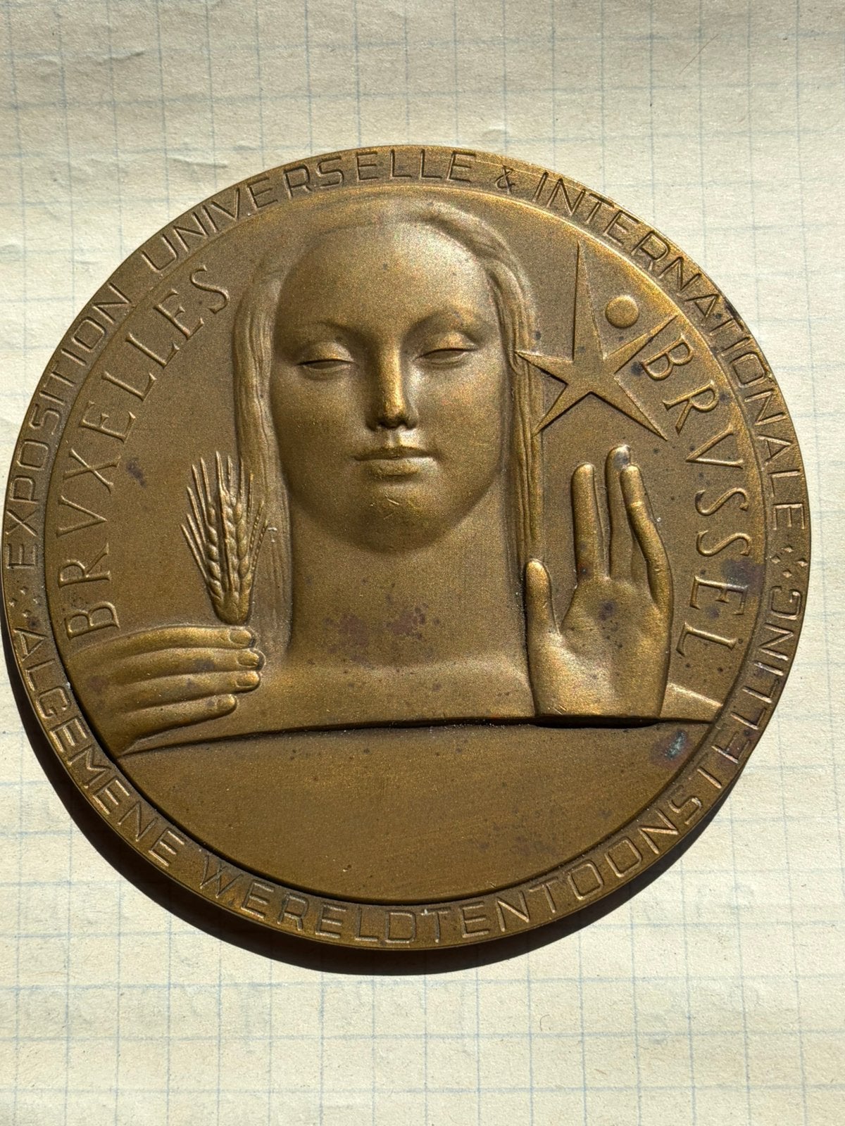 Plaque en bronze de l'EXPO 1958, Enlèvement