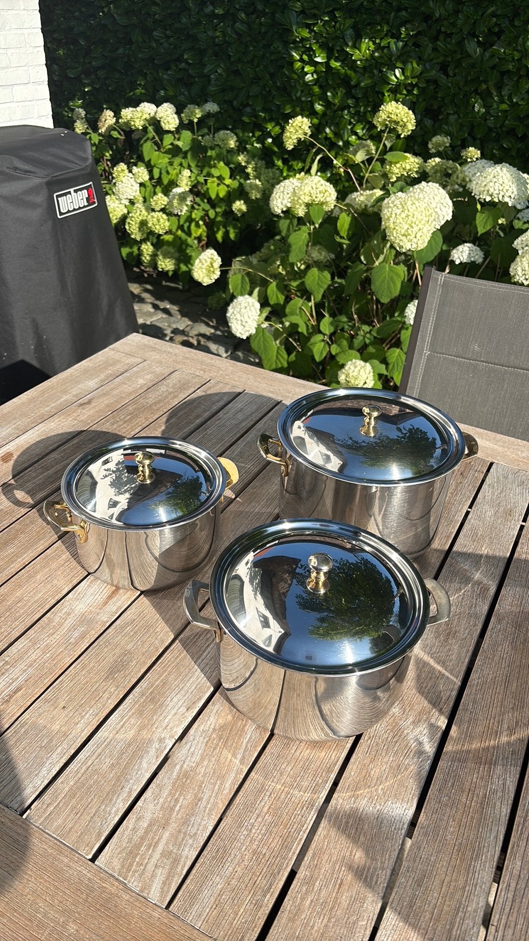 Set kookpotten, Huis en Inrichting, Met deksel, Ophalen, Gebruikt