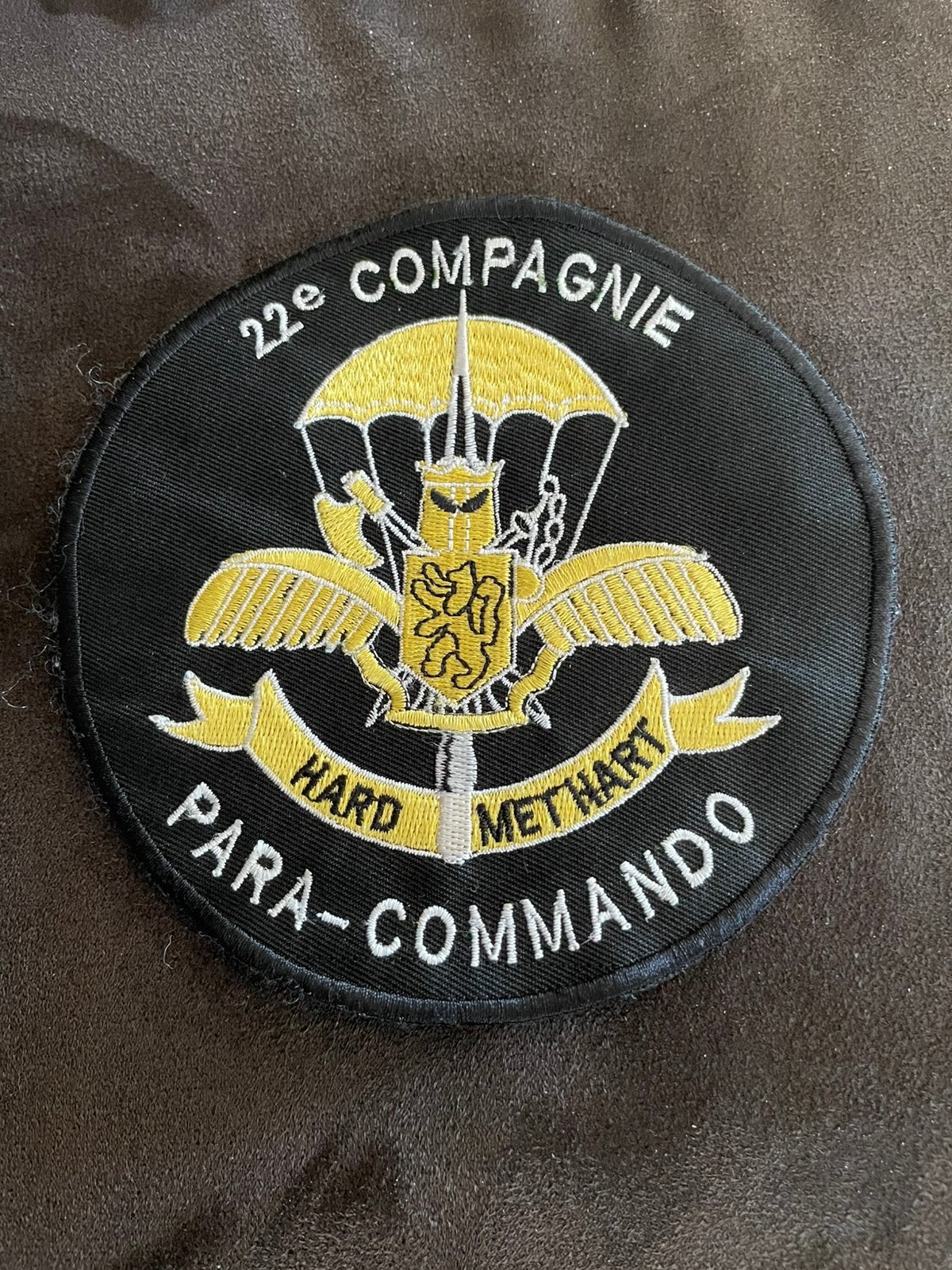 Patch 3de para 22ste coy ( local made ), Verzamelen, Ophalen of Verzenden, Landmacht, Embleem of Badge