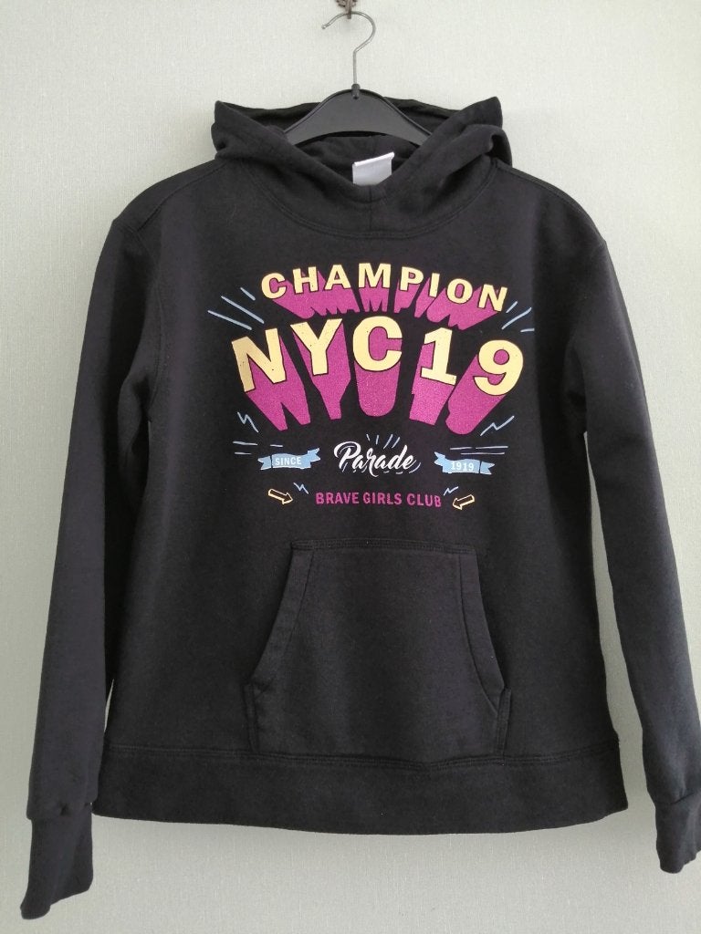 magnifique pull noir Champion taille 13/14 ans, Enlèvement ou Envoi, Pull ou Veste, Utilisé, Champion