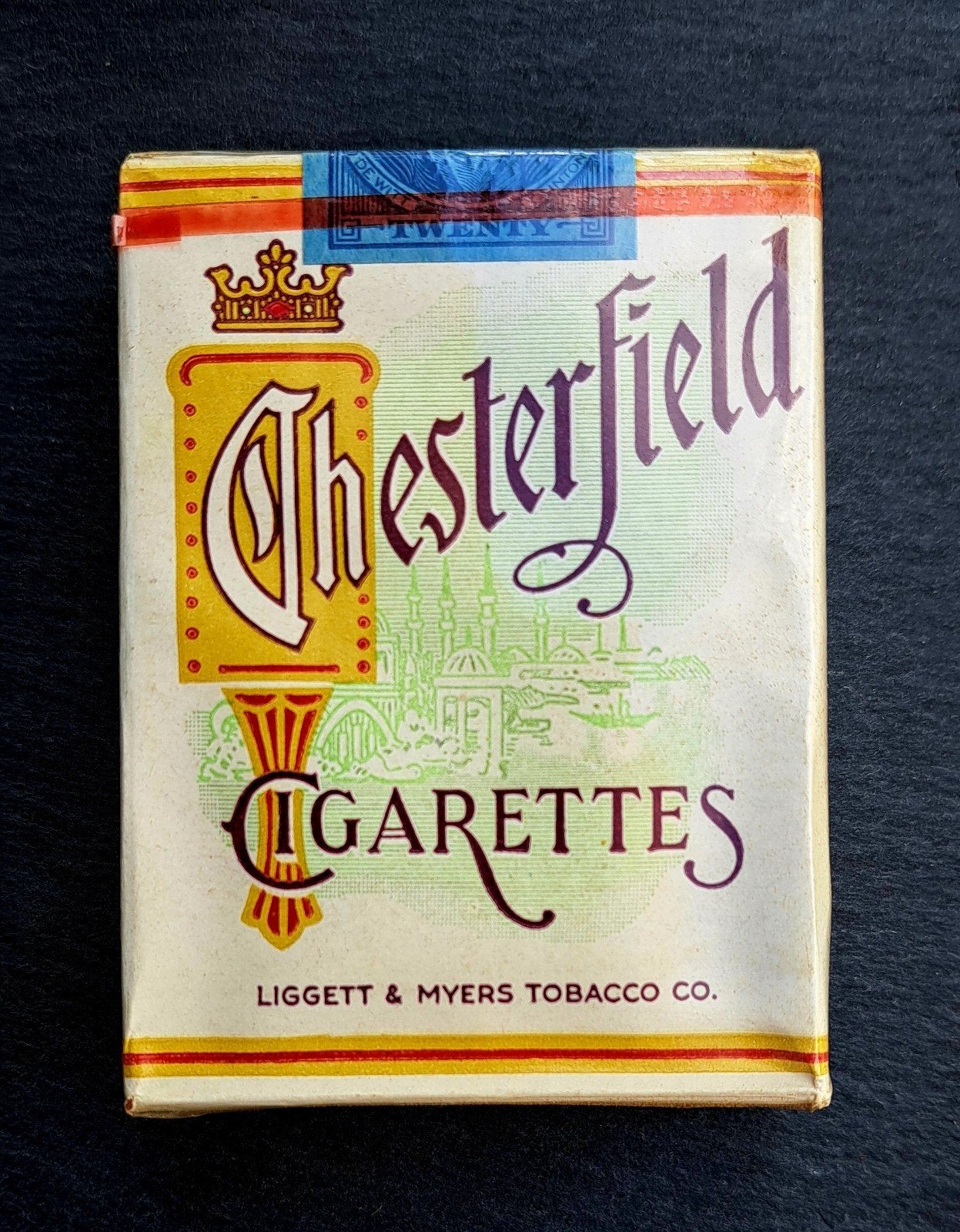 Superbe paquet de cigarettes US Chesterfield, Enlèvement ou Envoi
