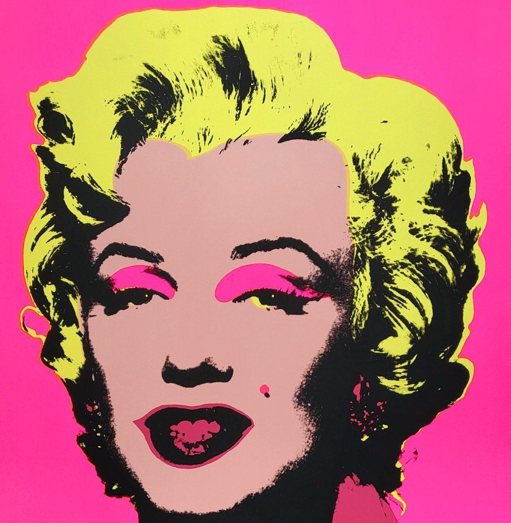 Andy Warhol - Marilyn Monroe - Zeefdruk, Antiek en Kunst, Kunst | Litho's en Zeefdrukken, Ophalen of Verzenden, Zeefdruk