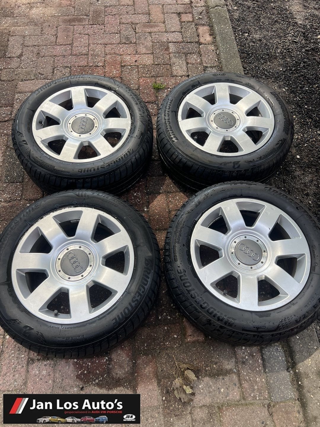 Audi A8  17" velgenset 5x112 et 43 8x17 235/55/17, Auto-onderdelen, Banden en Velgen, Ophalen, Gebruikt, -, -