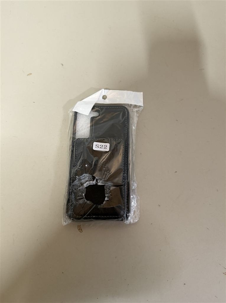 Magnetische PU-leren kaarthouderhoes voor Samsung Galaxy S21, Enlèvement ou Envoi, Neuf