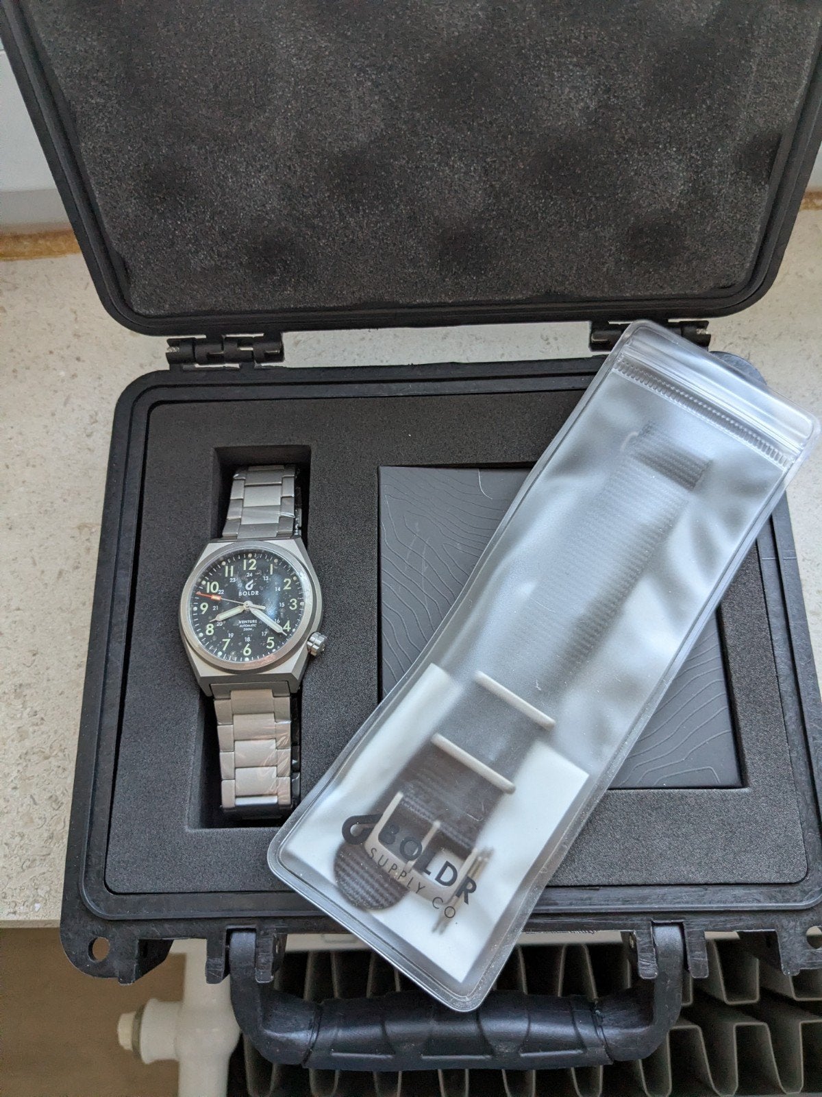 Boldr Venture titanium, Handtassen en Accessoires, Horloges | Heren, Ophalen