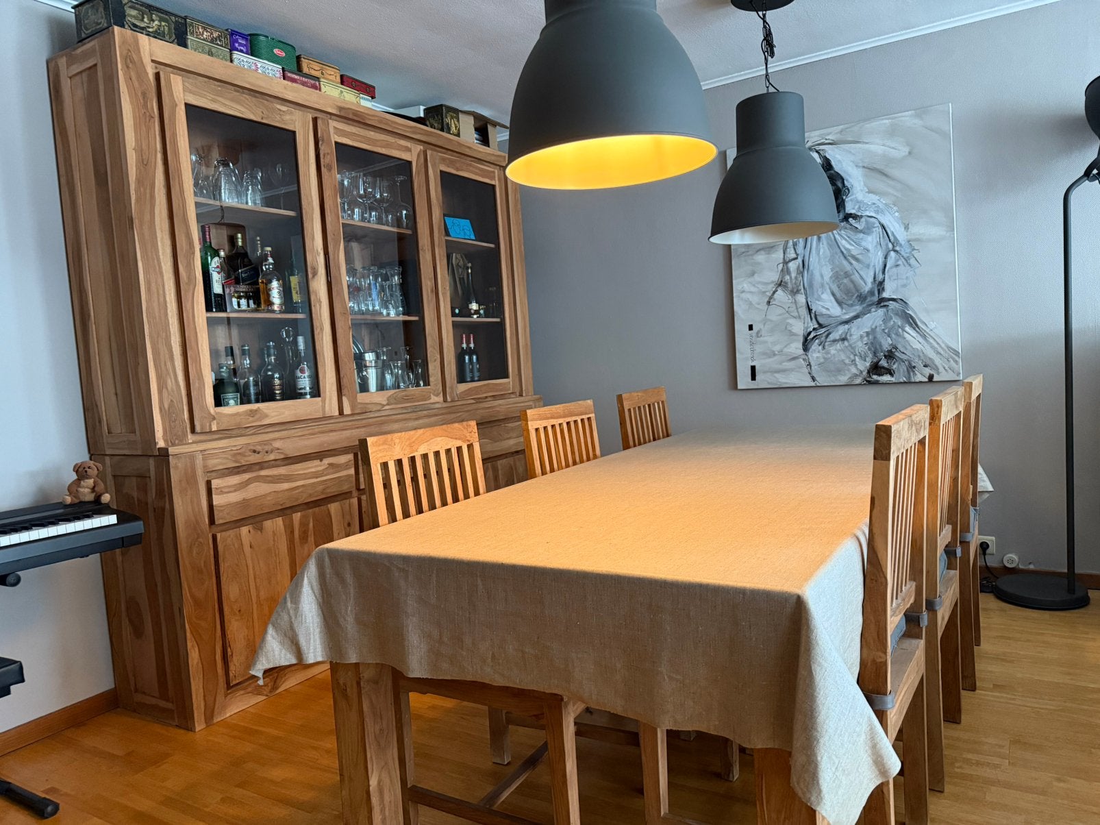 Eetkamer teak, Huis en Inrichting, Ophalen, Zo goed als nieuw