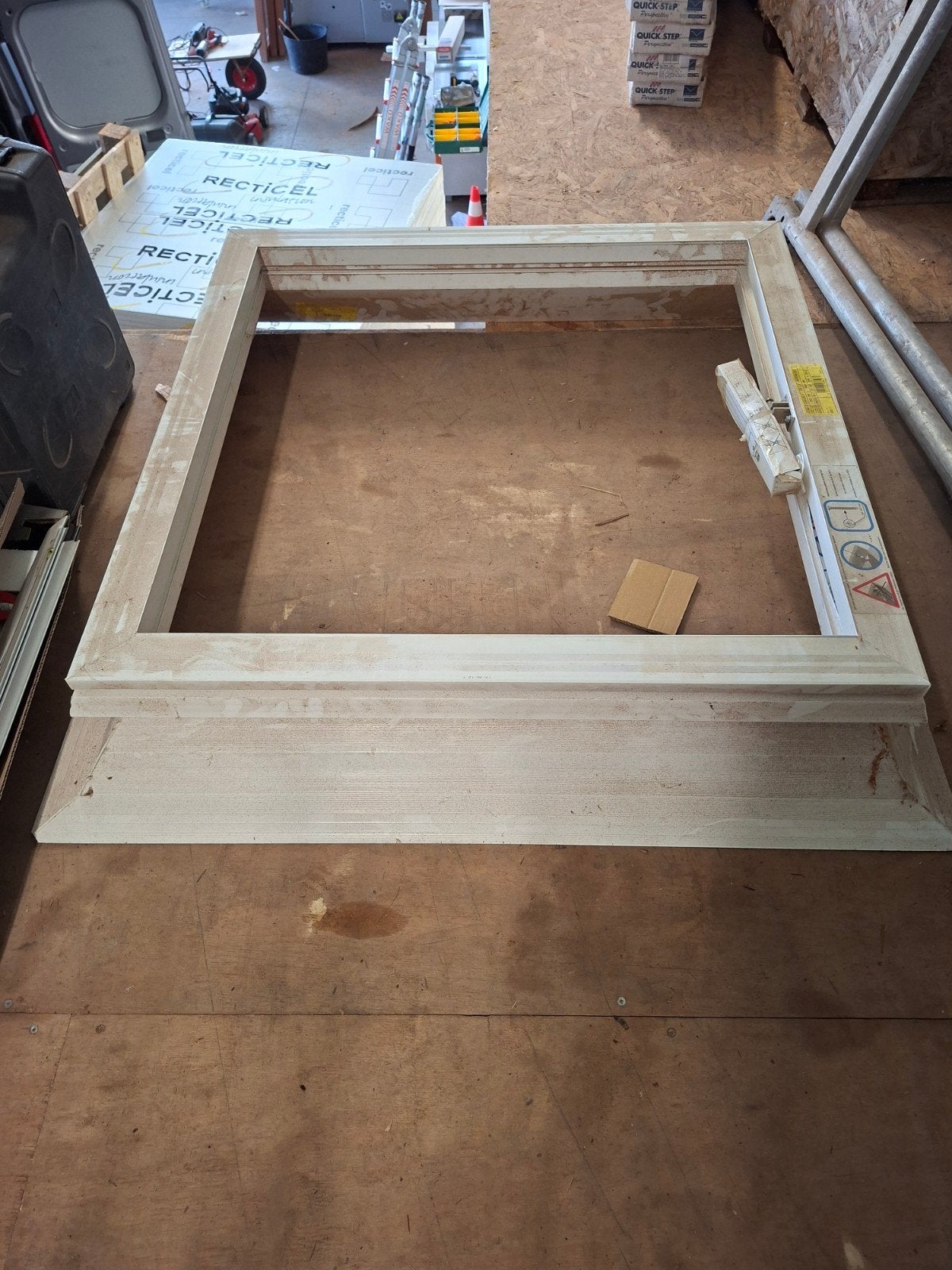 opengaande pvc opstand, Bricolage & Construction, Enlèvement, Neuf, Lucarne