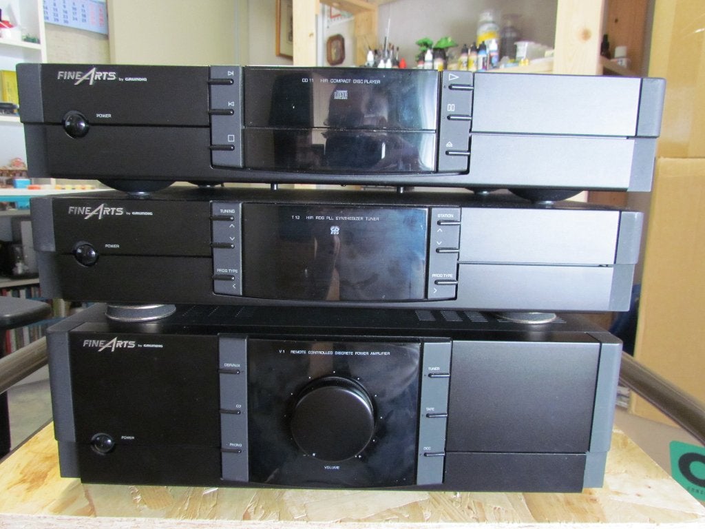 GRUNDIG FineArts CD-tuner-ontvanger, Ophalen, Gebruikt, Stereo, Minder dan 60 watt