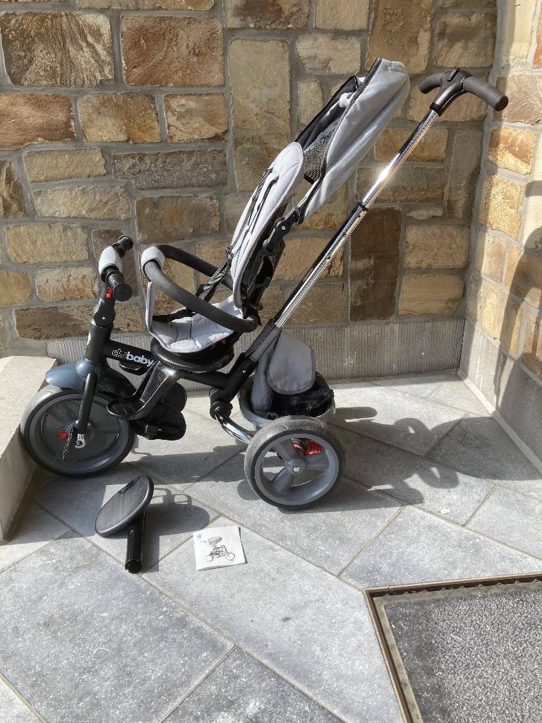 Tricycle évolutif QPLAY, avec barre de guidage, neuf, Enlèvement, Neuf