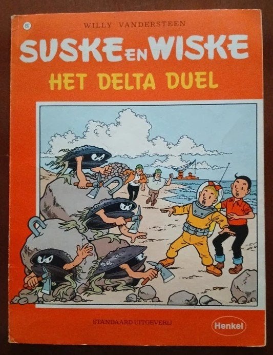 Suske en Wiske  Het Delta duel Reclame uitgave Henkel, Gelezen, Willy vandersteen, Eén stripboek, Ophalen of Verzenden