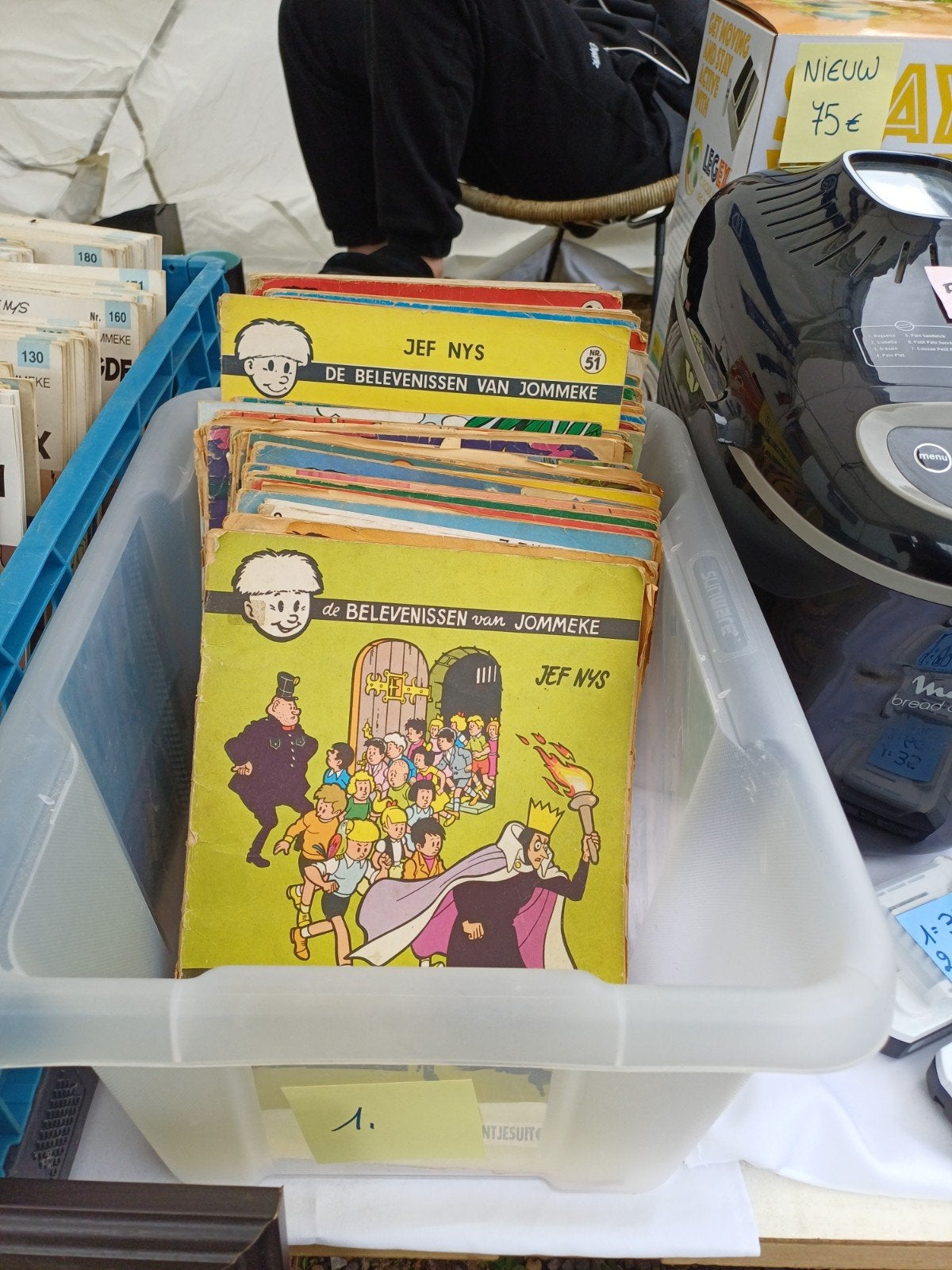 Jommeke strips zwart wit, Ophalen of Verzenden