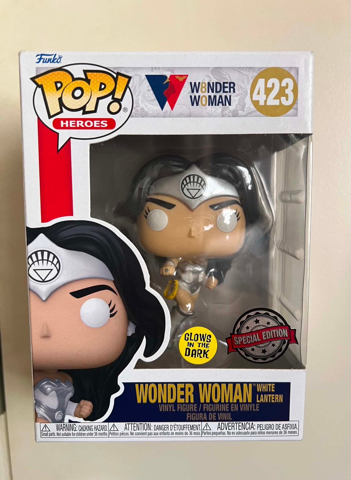 Lanterne blanche Wonder Woman de Funko Pop Heroes, Enlèvement ou Envoi, Comme neuf