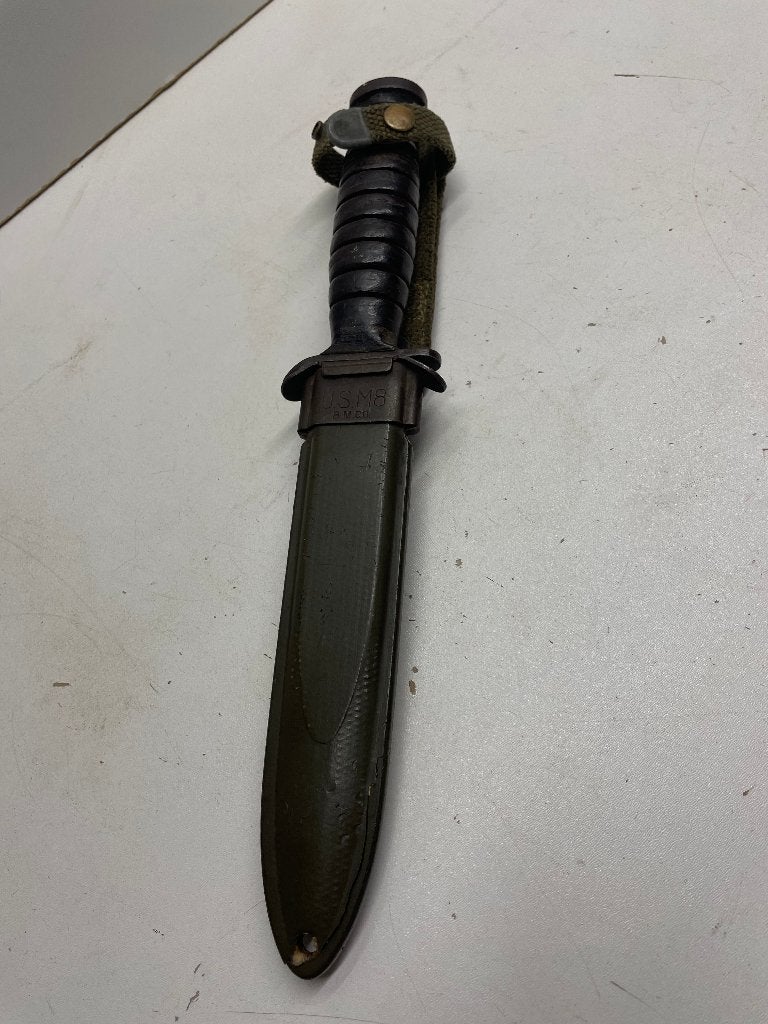 US M3 UTICA garde US WW2 100% original, Collections, Enlèvement ou Envoi, Armée de terre, Couteau ou Poignard