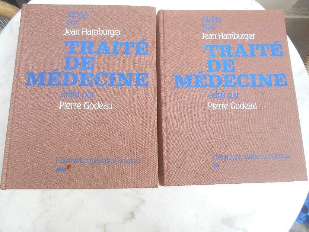 2 gros volumes Traité de medecine Jean Hamburger 1981, Enlèvement ou Envoi, Utilisé, Médecine