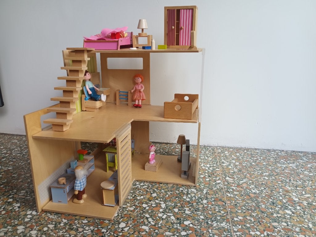Poppenhuis Haba, Enlèvement, Utilisé, Maison de poupées