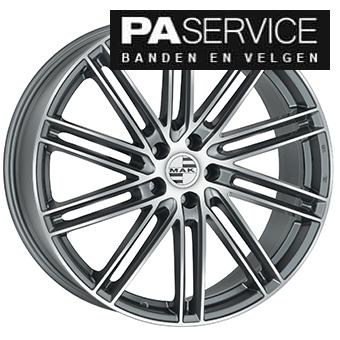Nieuw 21 inch Antraciet Mak Porsche Cayenne breedset, Neuf, Pneus et Jantes, -, 21 pouces
