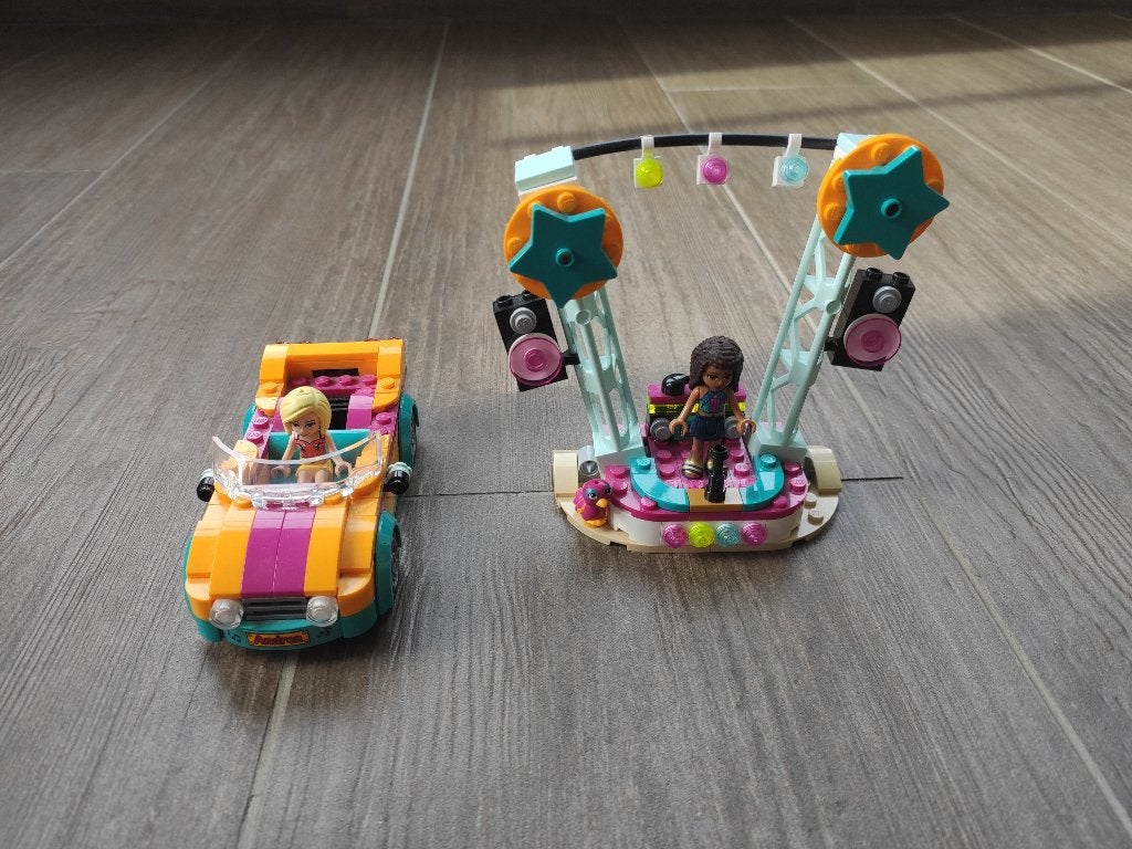 Lego Friends - 41390 Andrea's auto en podium, Lego, Friends, Comme neuf, Enlèvement