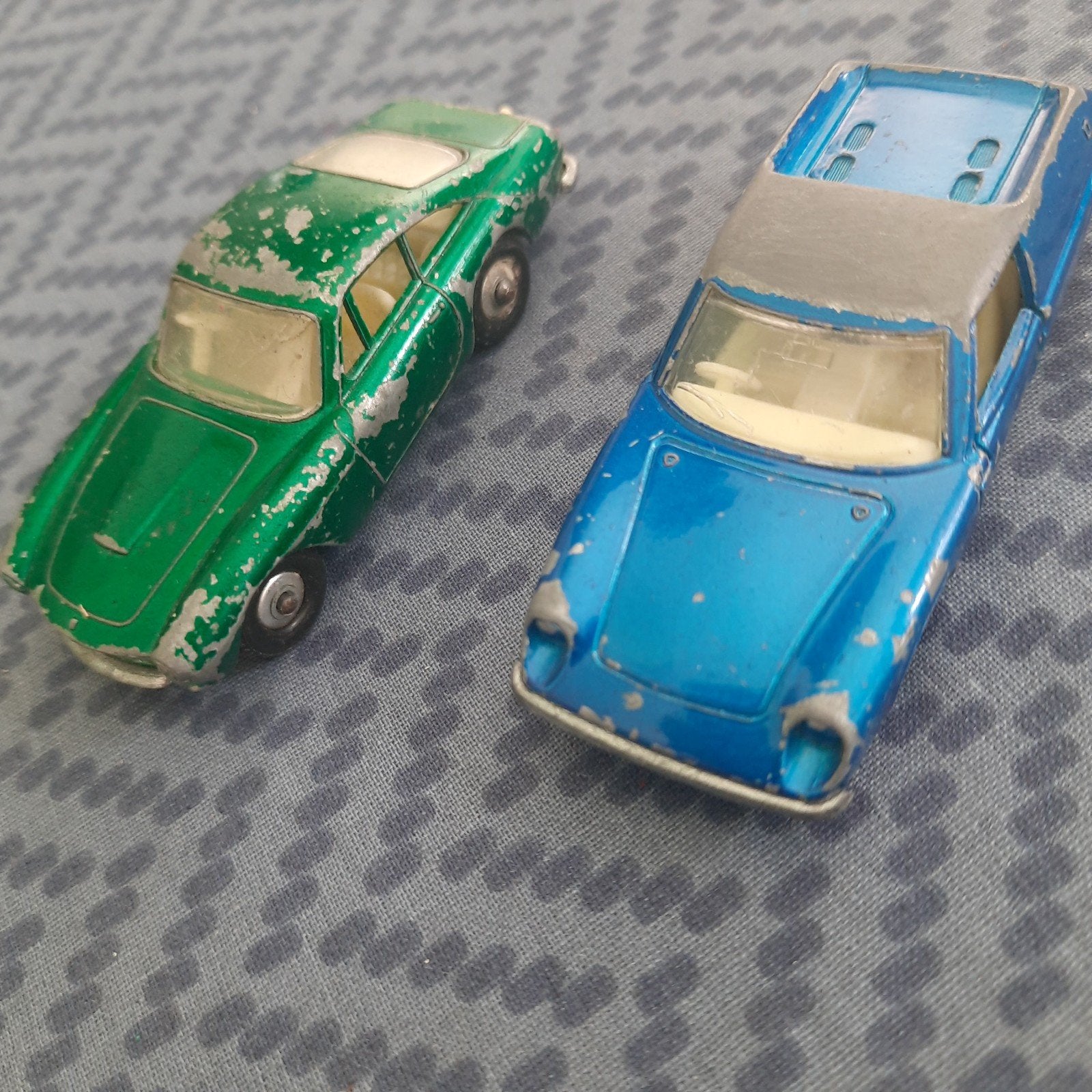 Set  2 MATCHBOX UK* FERRARI BERLINETTA + LOTUS EUROPE*VINT, Enlèvement, Utilisé, Voiture, Matchbox