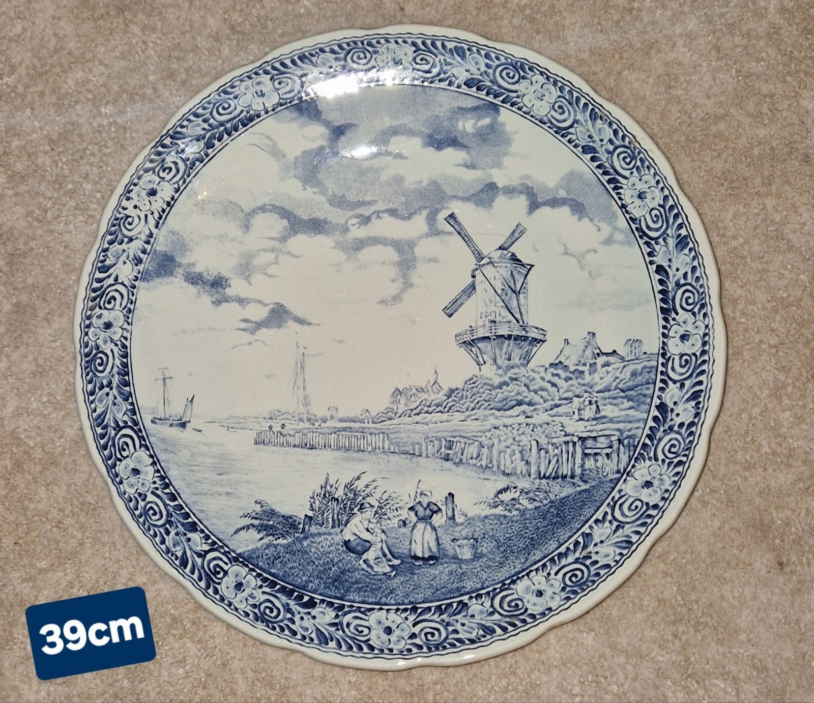 delftsblauw bord, Antiek en Kunst, Ophalen of Verzenden