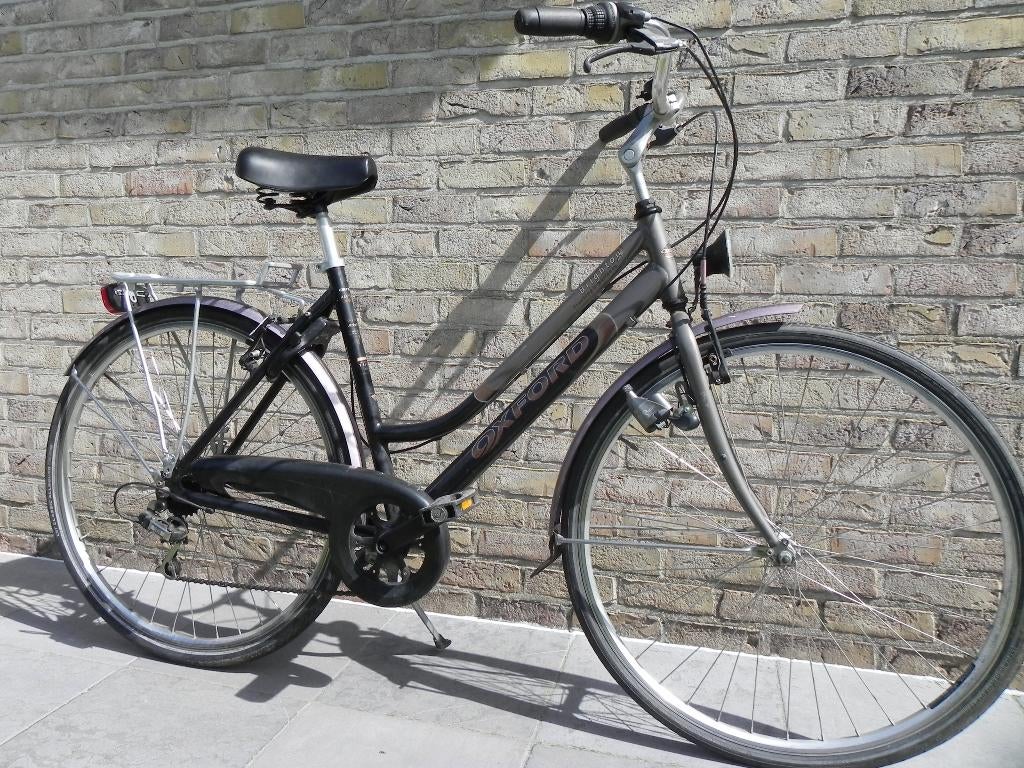 OXFORD damesfiets in prima staat alu frame., Gebruikt, Velgrem, Versnellingen, 50 tot 53 cm