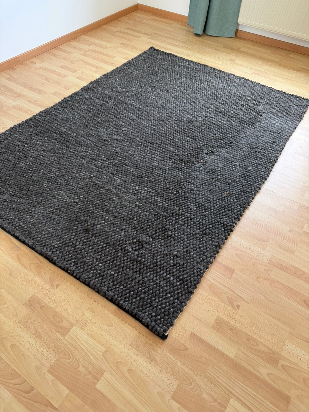 Ikea tapijt 170x240 - wol- antracietgrijs. Zo goed als nieuw, Huis en Inrichting, Stoffering | Tapijten en Vloerkleden, Ophalen