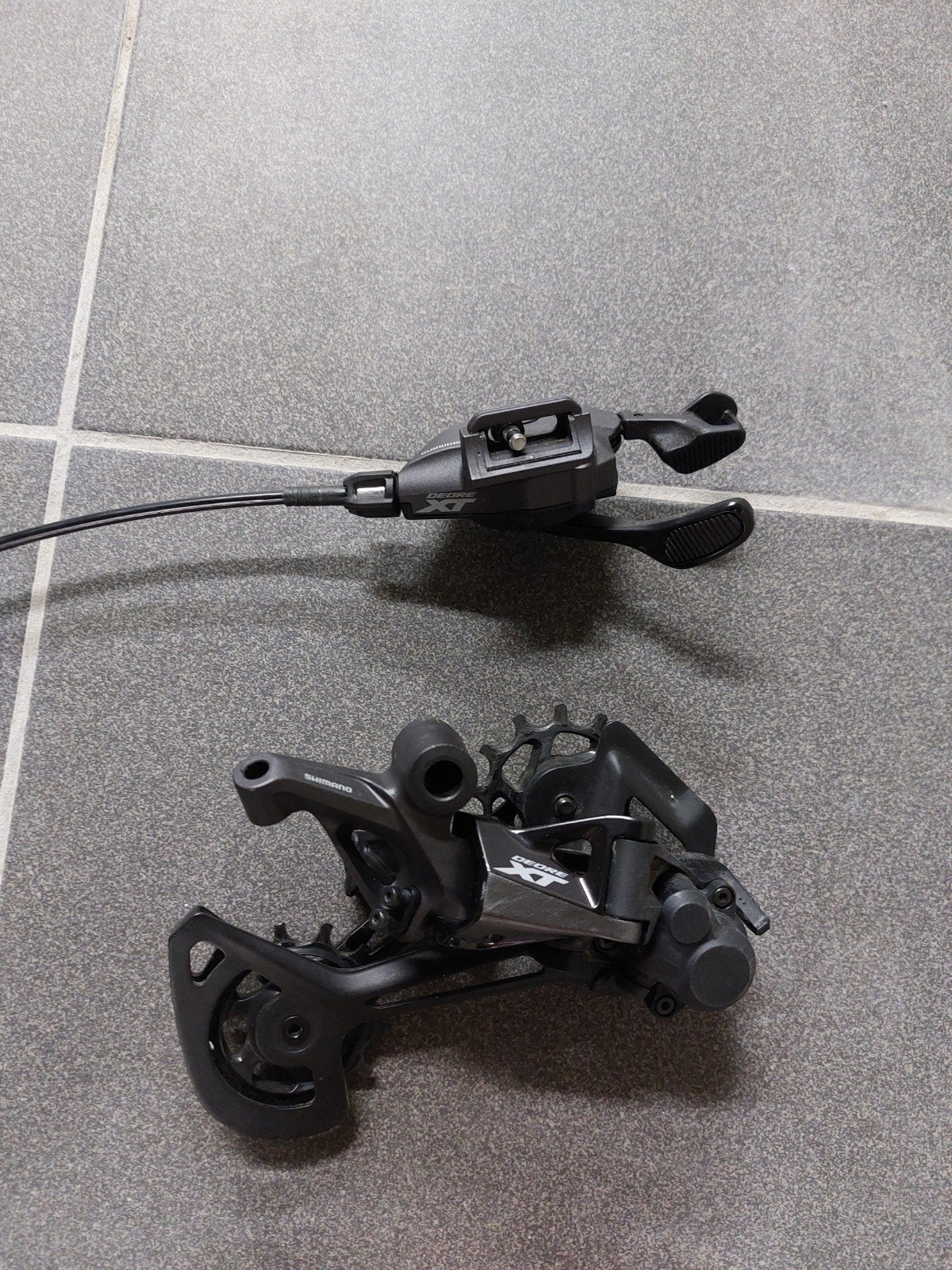 Shimano XT M8100 derailleur en shifter, Fietsen en Brommers, Ophalen, Gebruikt